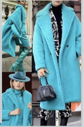 Turquoise coat