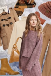 Cosy winter knitted outfits