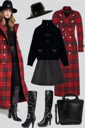 Plaid coat