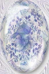 Blue porcelain pattern