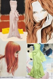 Dresses for red-haired girls