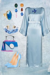 Blue outfit for special occasions 