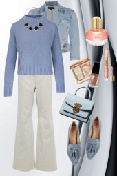 Casual light blue