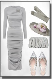 Silver grey outfit 4