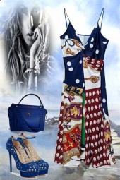 Patchwork summer dress