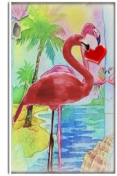 Flamingo love