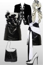 Glamorous black and white 222