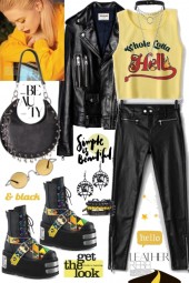 Black&amp;yellow rebel mood