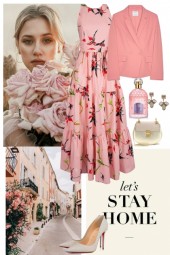 Elegant&amp;romantic pink look