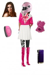Zoe a.k.a Pink Power Ranger outfit