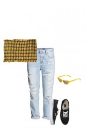 plaid shirt set