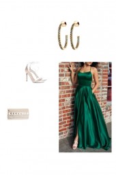 Simple yet chic prom ourfit