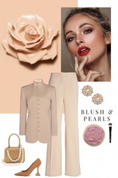 Blush and pearls