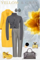 Yellow and gray for spring