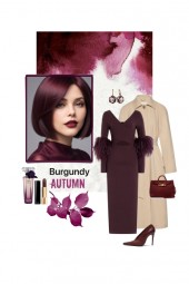 Burgundy autumn