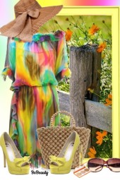 nr 1079 - Colorful dress