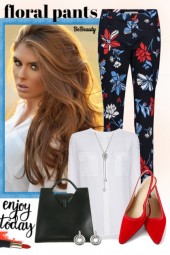 nr 1331 - Floral pants