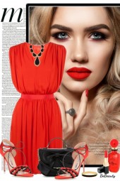 nr 1641 - Red - black