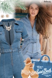 nr 1727 - Denim romper