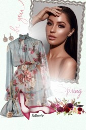 nr 2657 - Floral dress