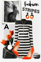nr 4684 - Striped dress