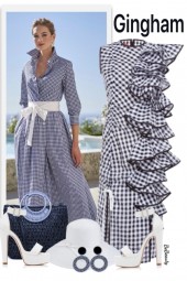 nr 4716 - Gingham dress