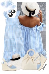 nr 5007 - Gingham dress