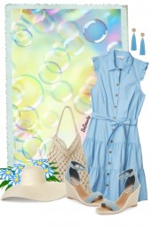 nr 5089 -  Blue summer dress