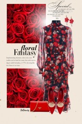 nr 5422 - Floral dress