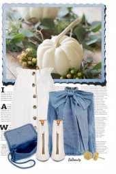 nr 5759 - Denim &amp; white