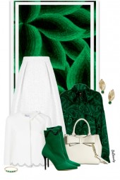 nr 6232 - Green &amp; white