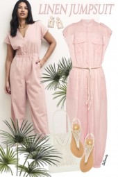 nr 7405 - Linen jumpsuit