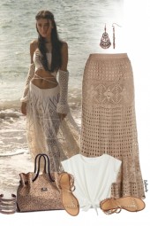 nr 7543 - Crochet skirt