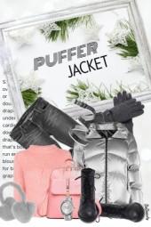 nr 8485 - Winter essential: puffer jacket