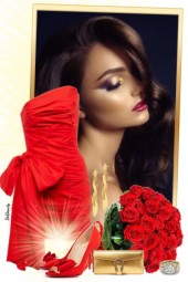 nr 8728 - Lady in red