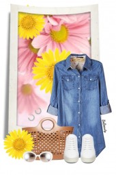 nr 10009 - Denim dress