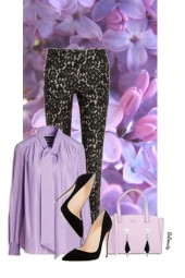 nr 10036 - Lilac - black