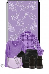 nr 10135 - Purple &amp; black