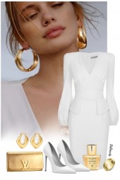 nr 10461 - White &amp; gold