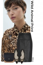 nr 10467 - Animal print  blouse