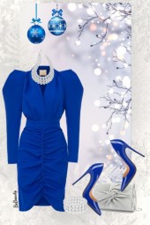 nr 10715 - Cobalt blue Christmas