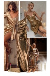 nr 10807 - Metallic dress