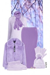 nr 10929 - Winter in lilac