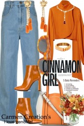 Journi's Pumpkin Spice Casual Party Outfit