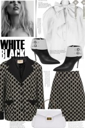 WHITE- BLACK