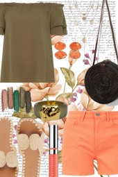 Peach &amp; Khaki