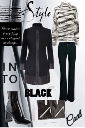 Black coat style