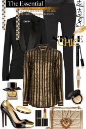 Black elegant suit