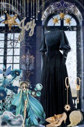 Fantasy velvet dress