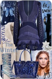 Royal blue winter